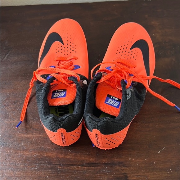 Nike kids Orange and Black Sneakers with Breathable Mesh Sz6 - Picture 9 of 9
